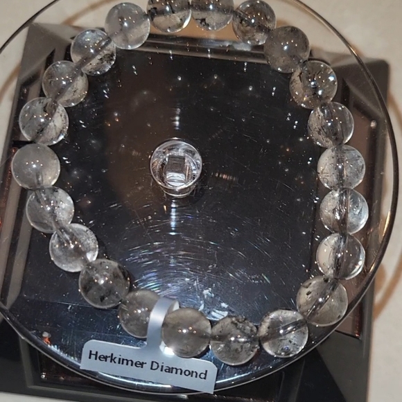 Herkimer Diamond Beaded Bracelet - Picture 5 of 5